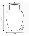Indigo Road by Egypt Sherrod x East at Main Desi Hand Blown Glass Vase