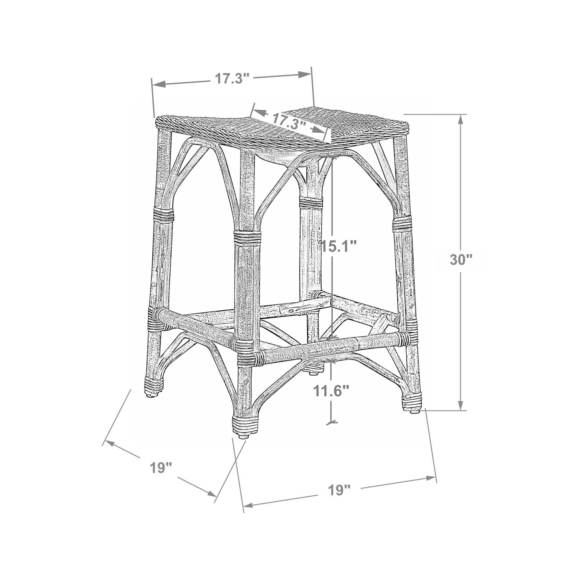 Lynn Rattan Stool