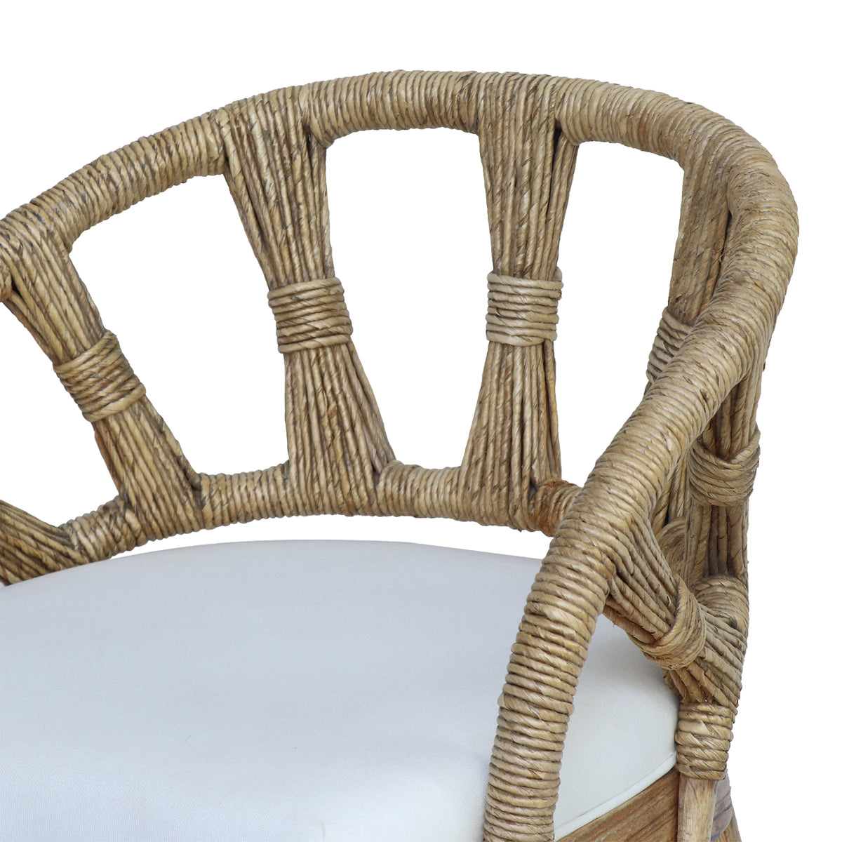 Malibu Solid Wood Upholstered Counterstool