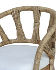 Malibu Solid Wood Upholstered Counterstool