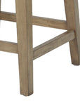 Harlow Upholstered Backless Counter Stool, Set of 2 Solid Wood counter stool
