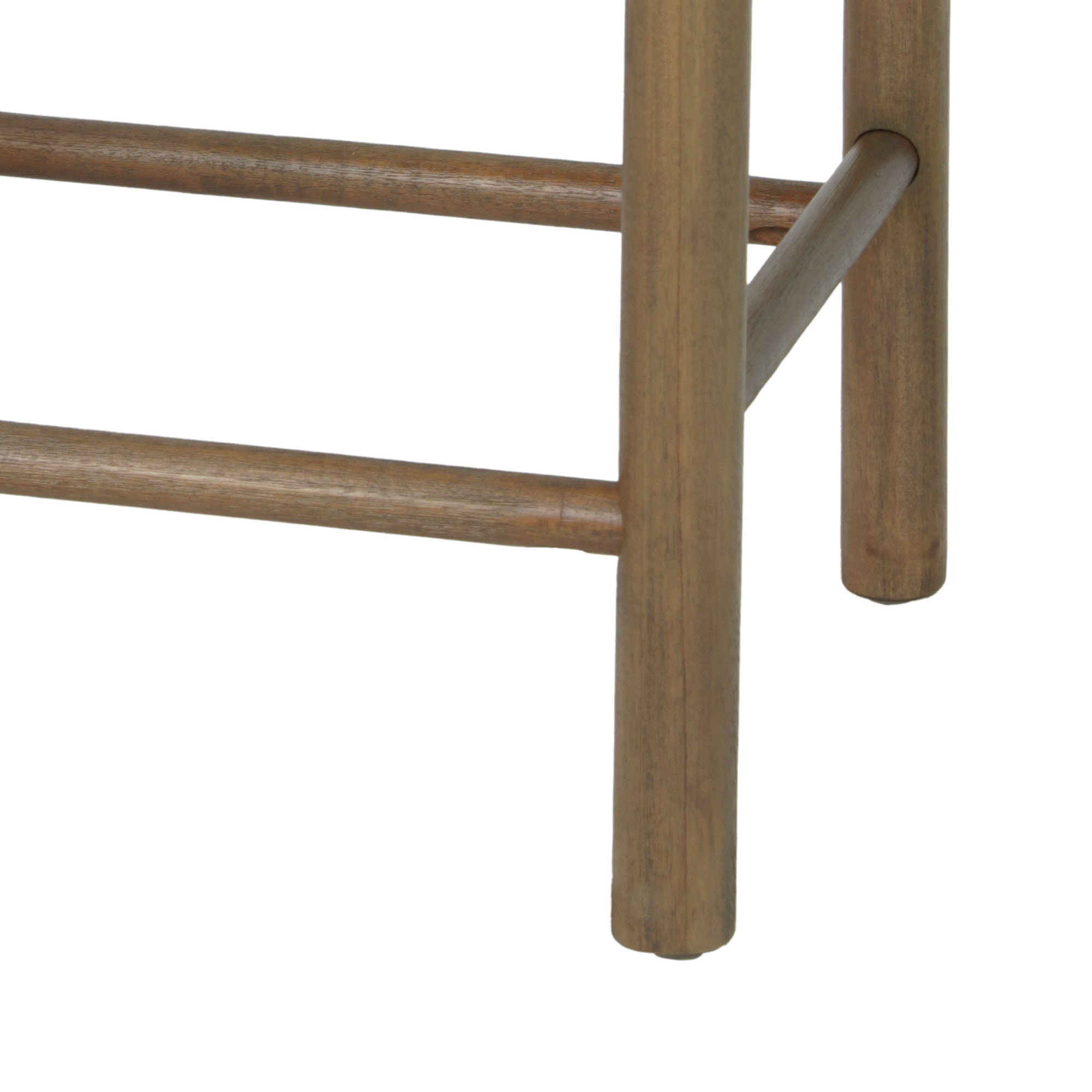 Cruz Banana Leaf Rush Counter Stool, Set of 2 Solid Wood counter stool