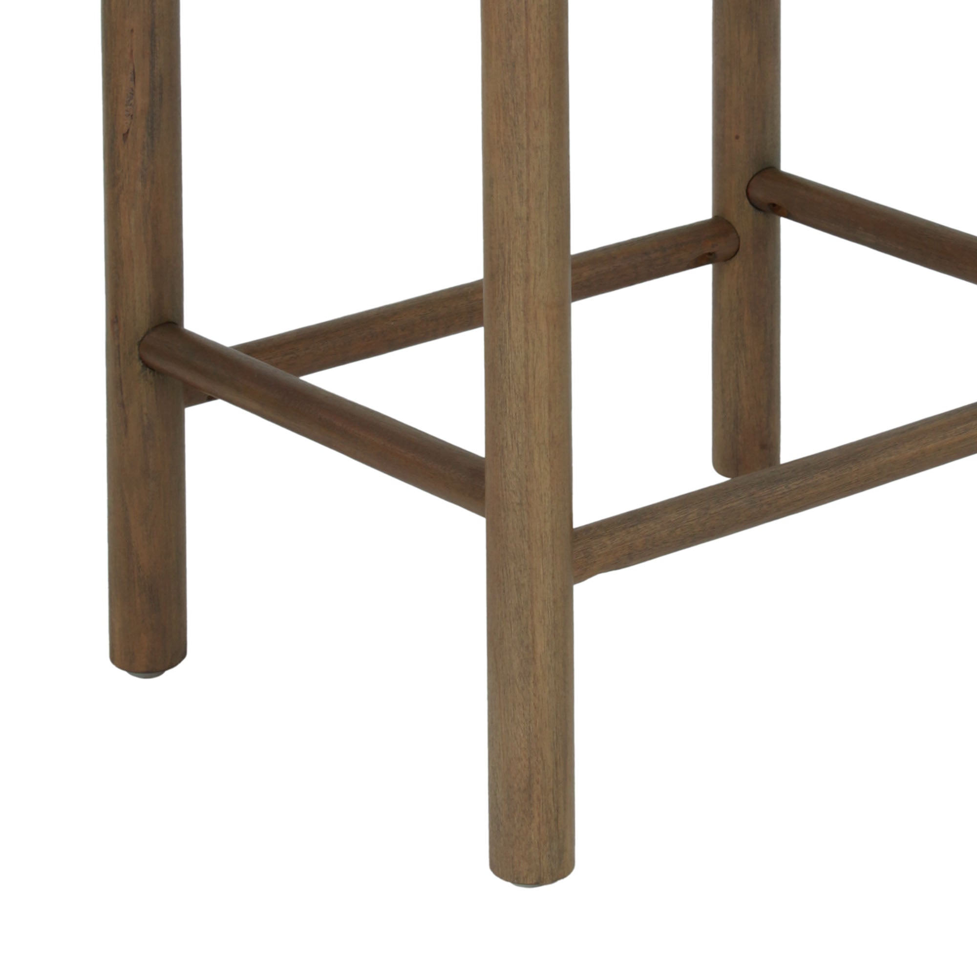 Cruz Banana Leaf Rush Counter Stool, Set of 2 Solid Wood counter stool
