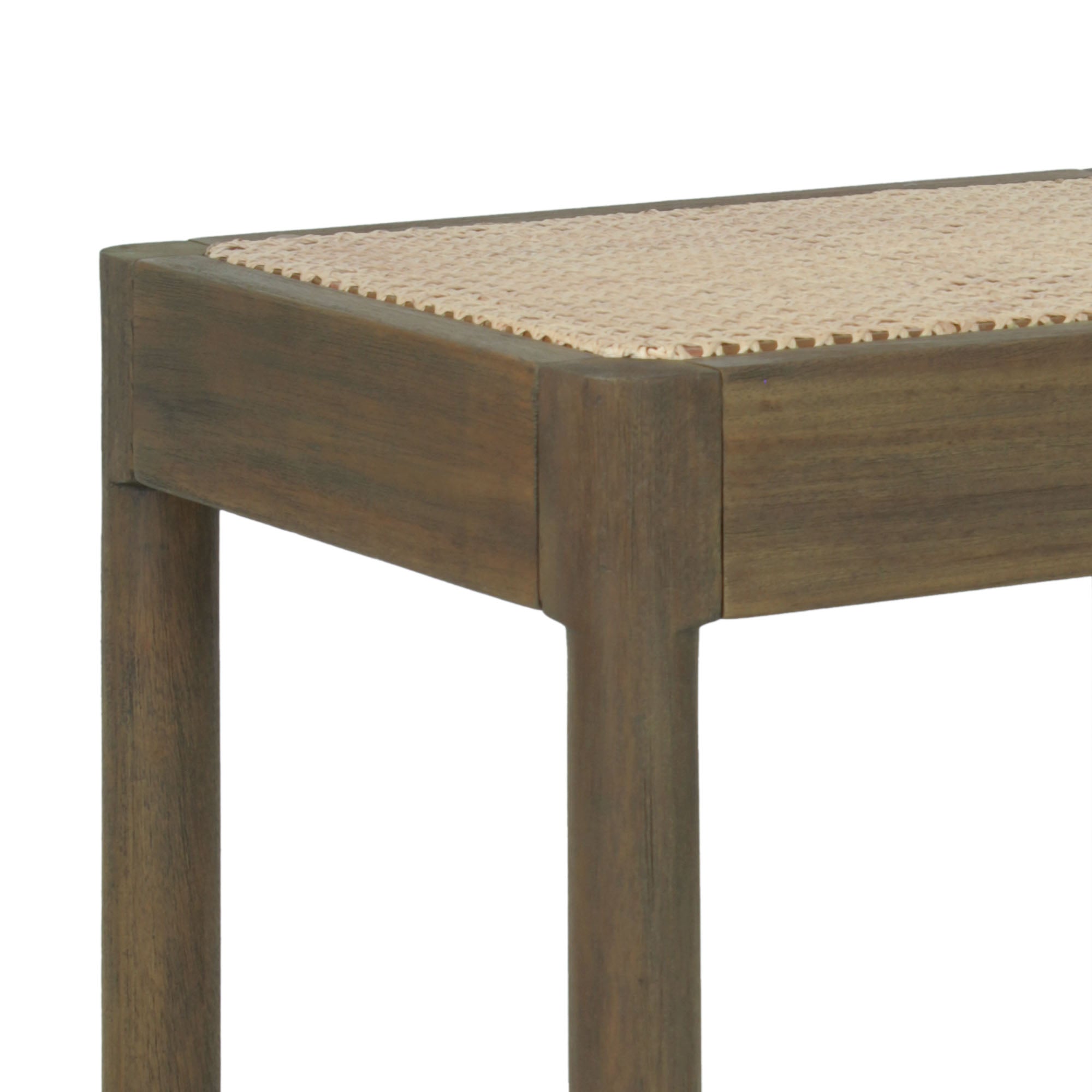 Boden Cane Woven Counter Stool, Set of 2 Solid Wood counter stool