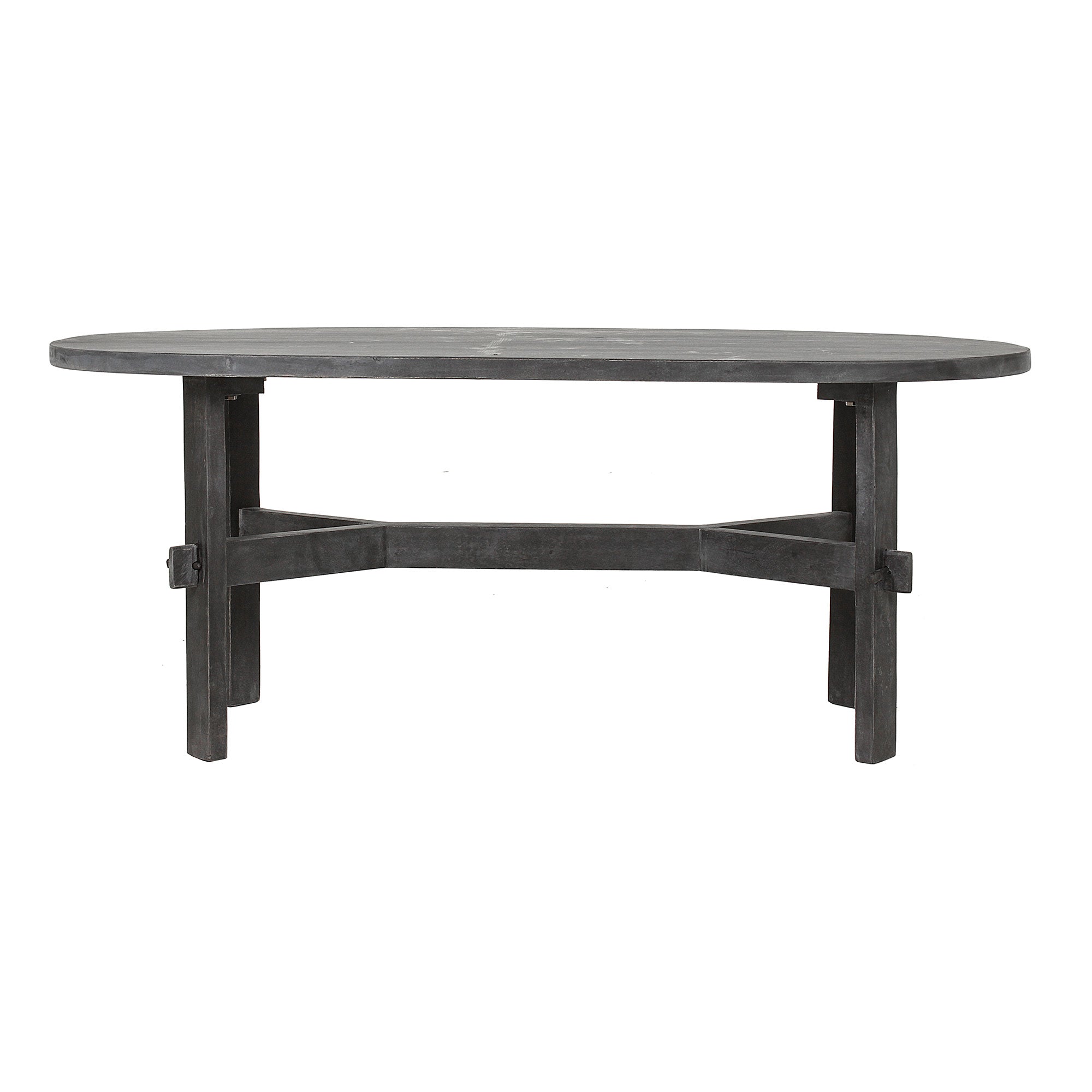 Celeste Solid Wood Oval Coffee Table