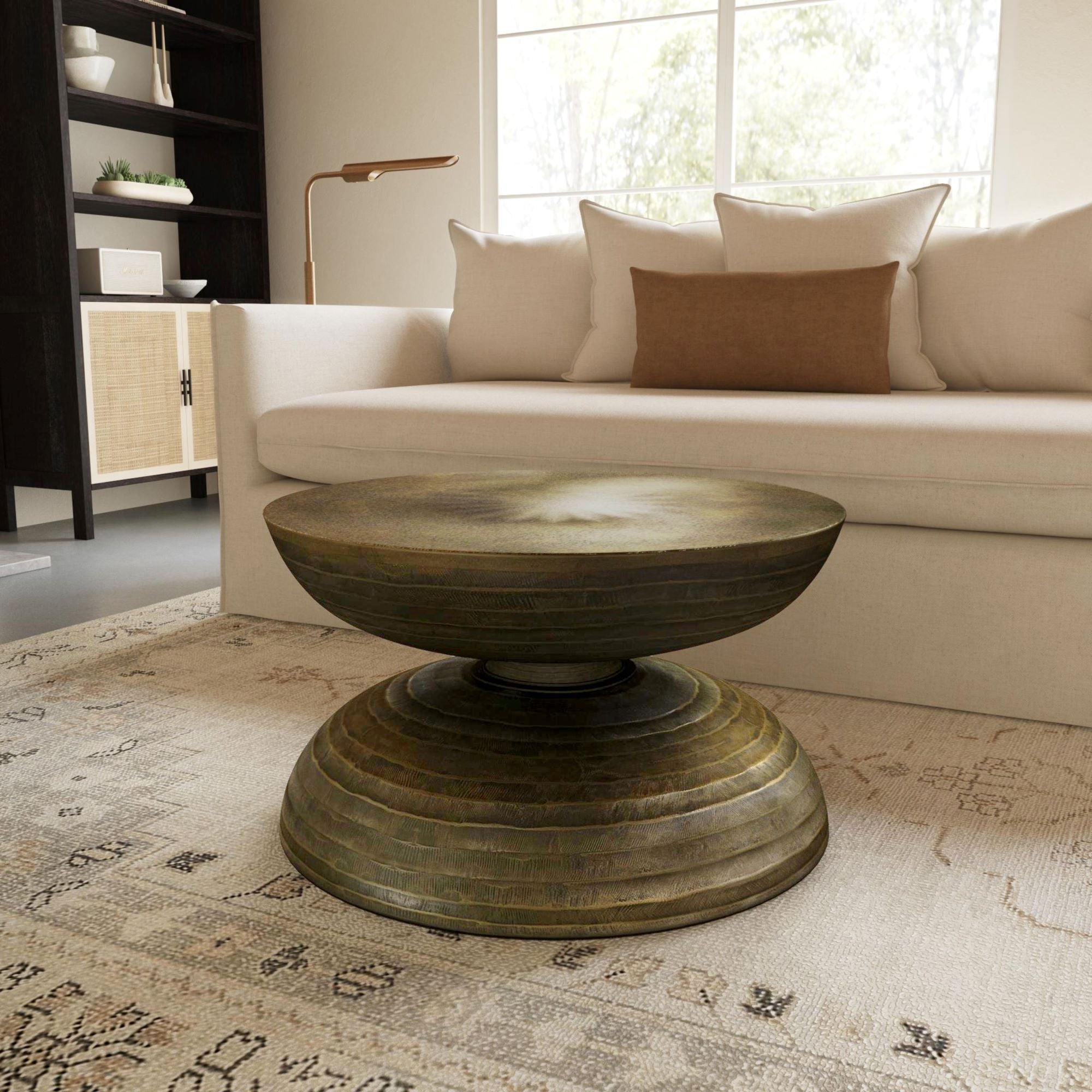 Indigo Road by Egypt Sherrod x East at Main Alto Textured Metal Coffee Table