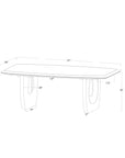 Khloe Abstract Coffee Table