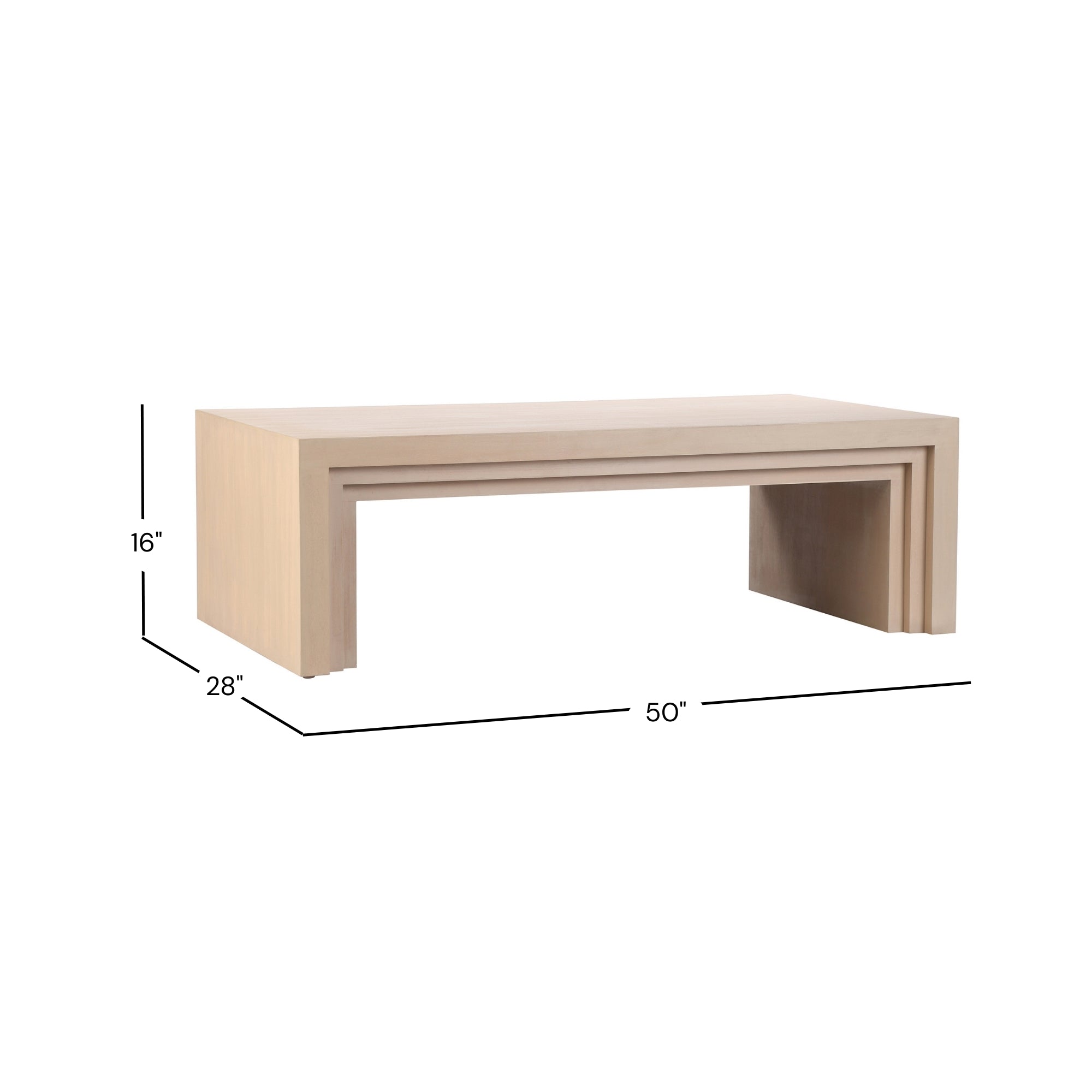 Indigo Road by Egypt Sherrod x East at Main Cascade Rectangular Coffee Table