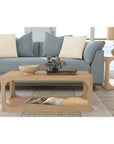 Addison Solid Wood Storage Coffee Table