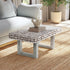 Grey Mosaic 39" Rectangular Recycled Coconut Shell Coffee Table Recycled Coconut Shell coffee table