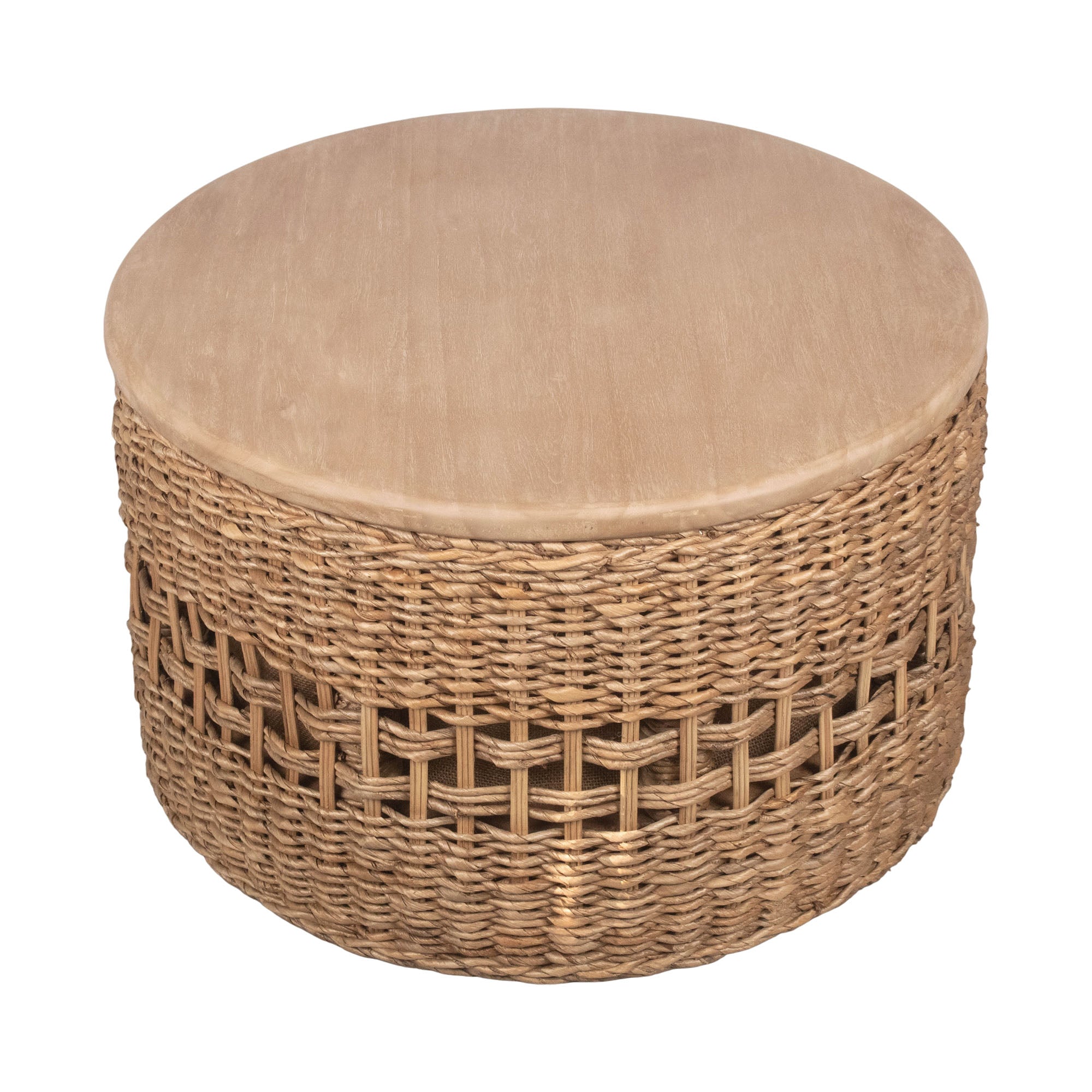 Laguna Lattice Weave Storage Coffee Table, Set of 2