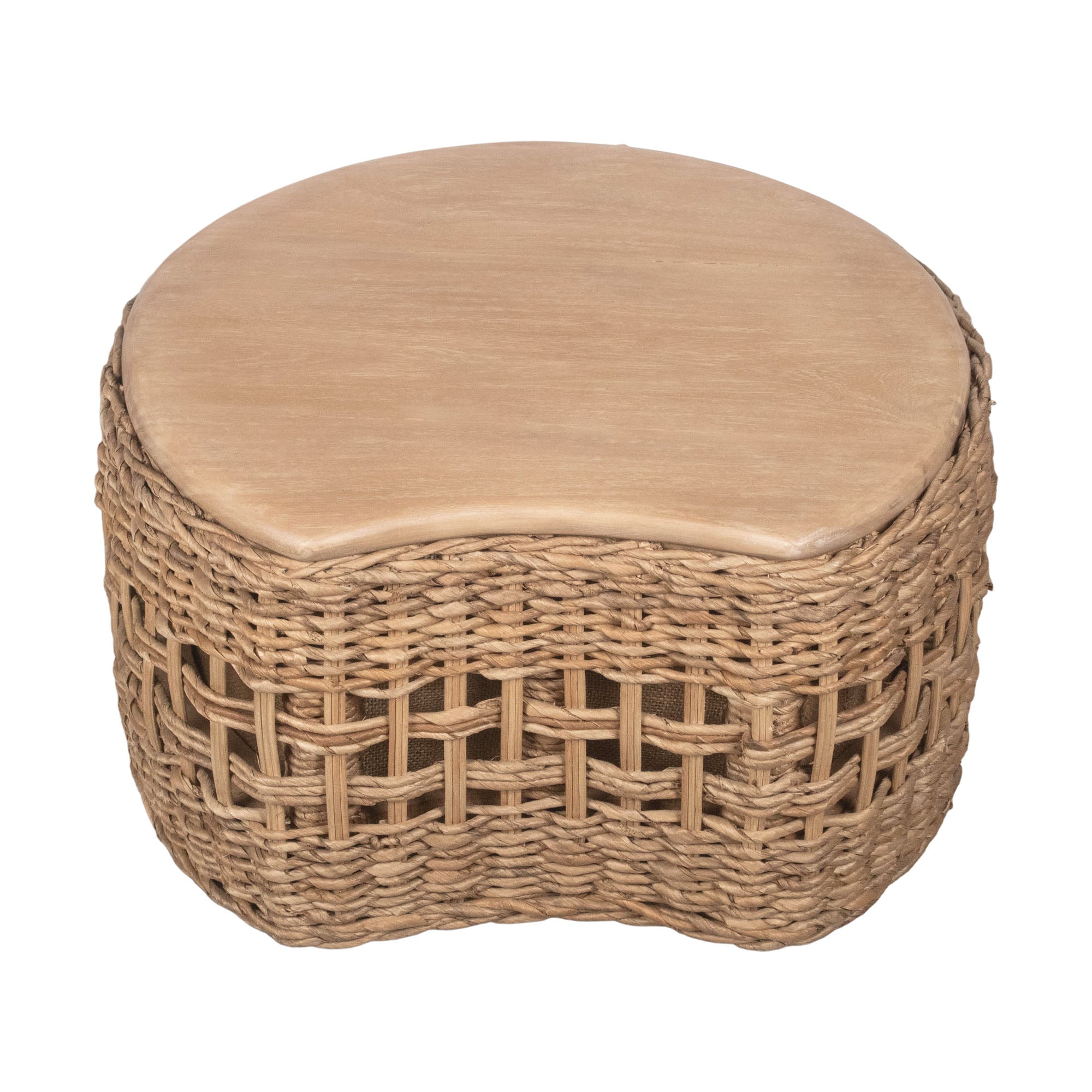 Laguna Lattice Weave Storage Coffee Table, Set of 2