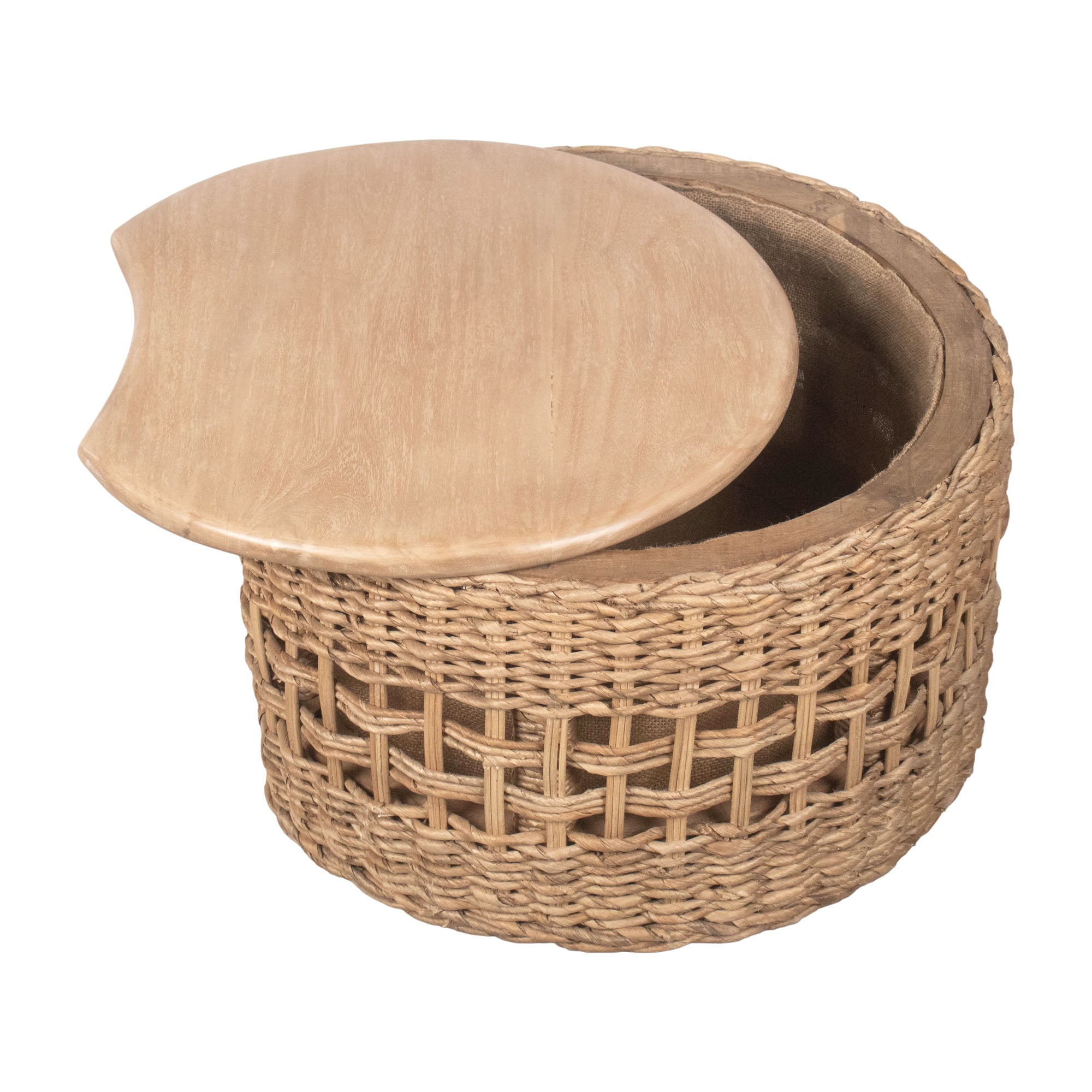 Laguna Lattice Weave Storage Coffee Table, Set of 2