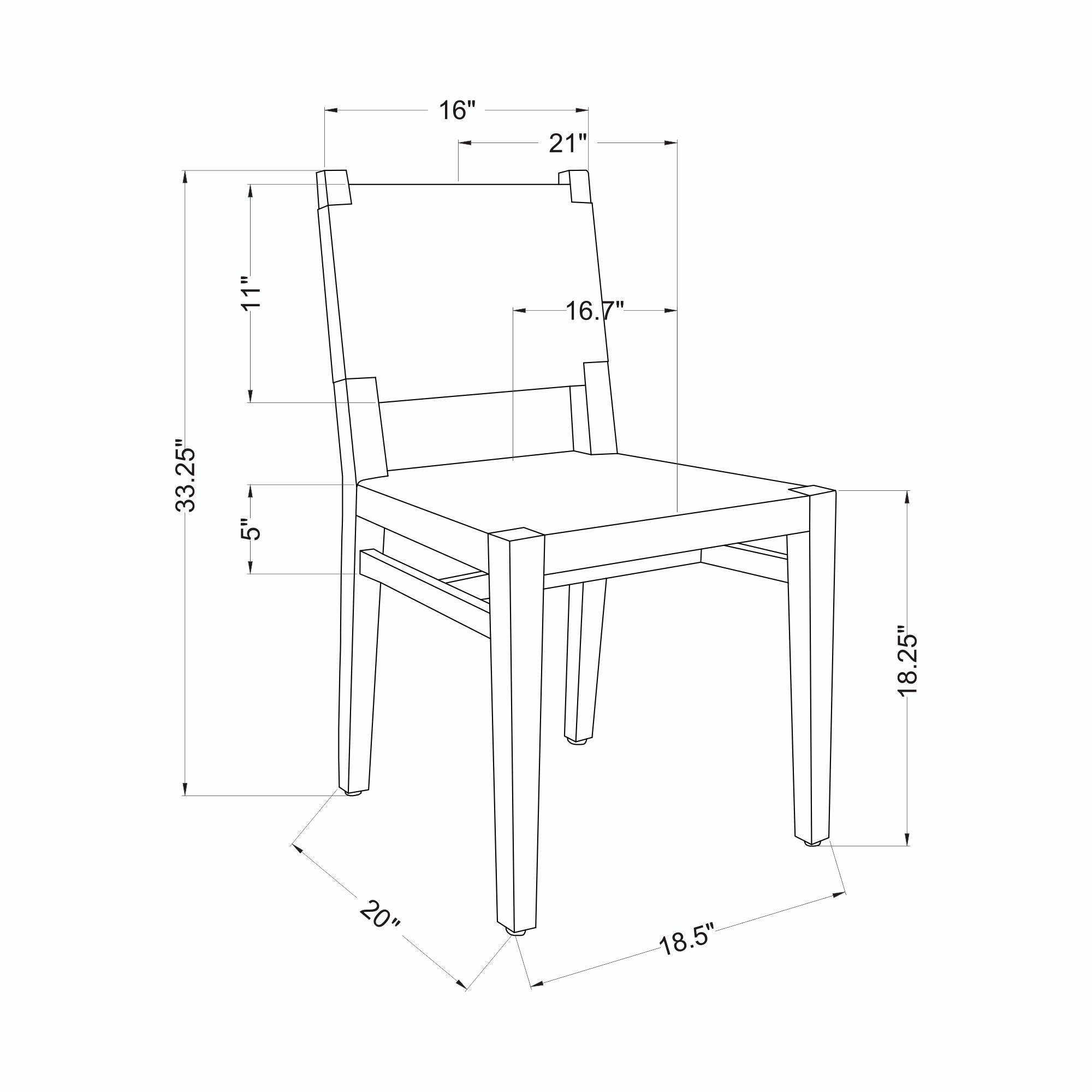 Indigo Road by Egypt Sherrod x East at Main Javi Rattan and Mahogany Dining Chair (Set of 2)