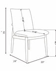 Indigo Road by Egypt Sherrod x East at Main Nova Upholstered Wood Dining Chairs (Set of 2)