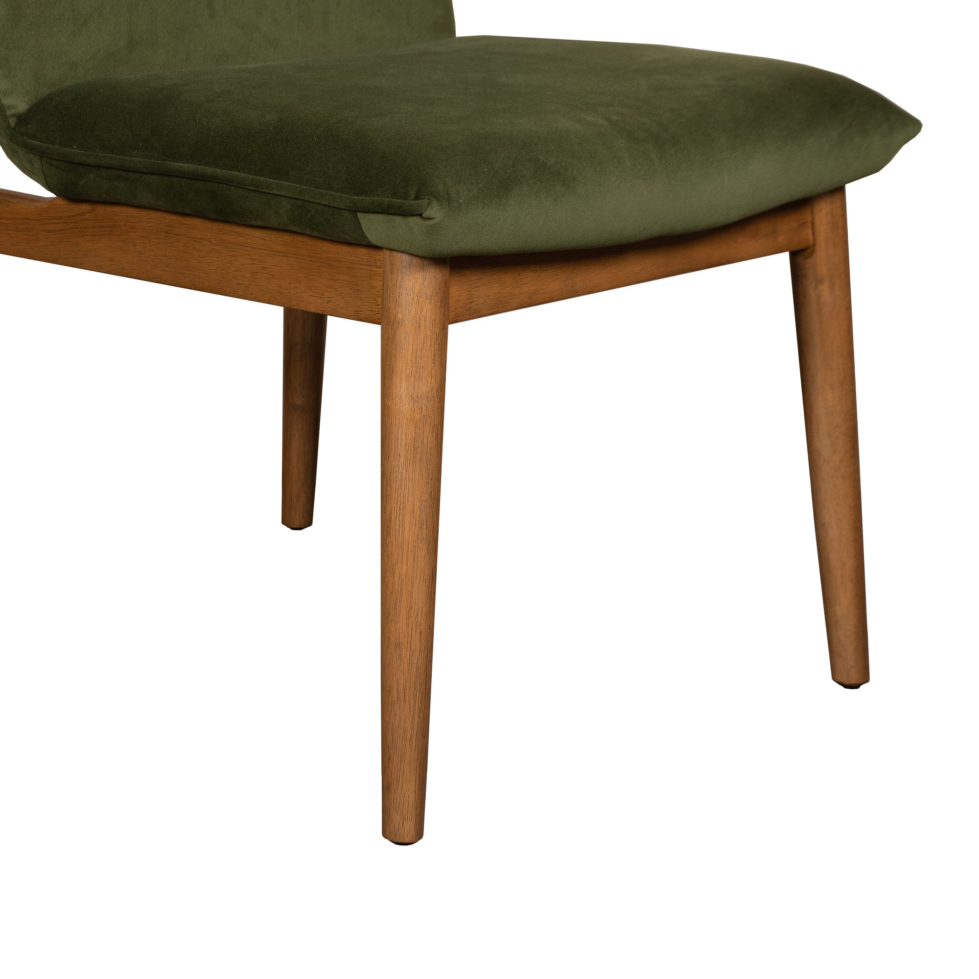 Nova Upholstered Solid Wood Dining Chairs (Set of 2)