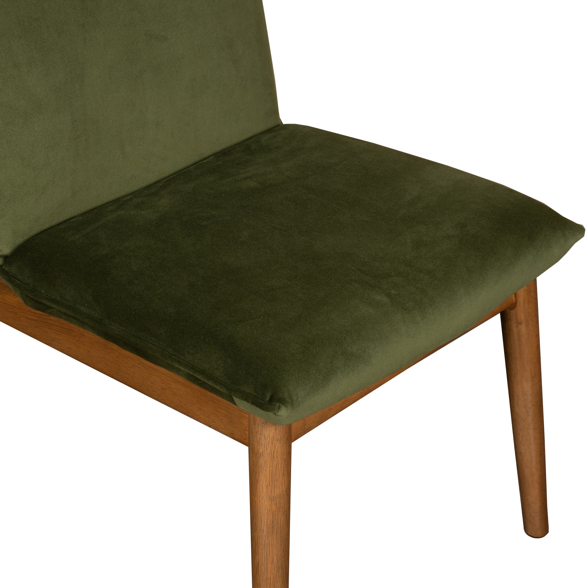 Nova Upholstered Solid Wood Dining Chairs (Set of 2)