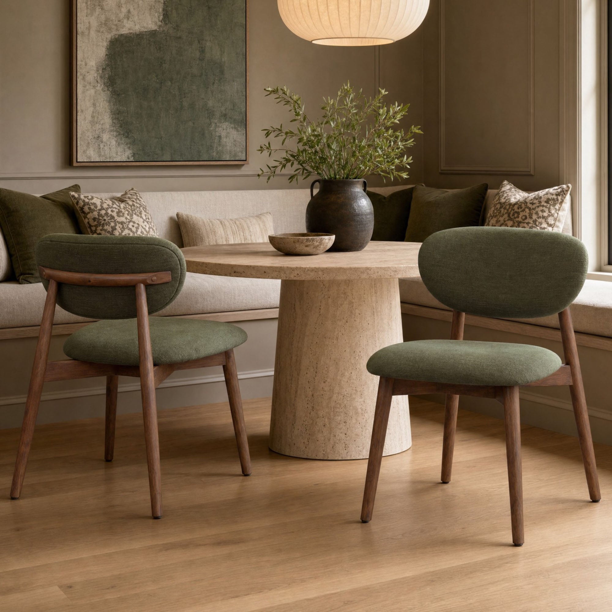 Sloane Upholstered Dining Chairs, Set of 2