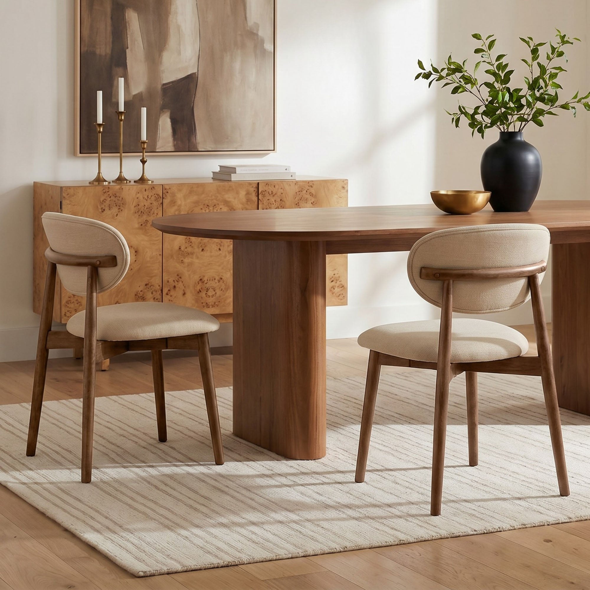 Sloane Upholstered Dining Chairs, Set of 2