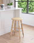 Leona Solid Wood Stool