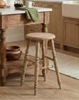 Leona Solid Wood Counter Stool