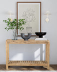 Petter Console Table with Shelf