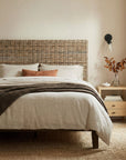 King Reed Woven Rattan Headboard Rattan headboard