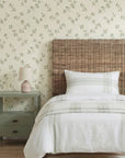 Reed Woven Rattan Panel Headboard