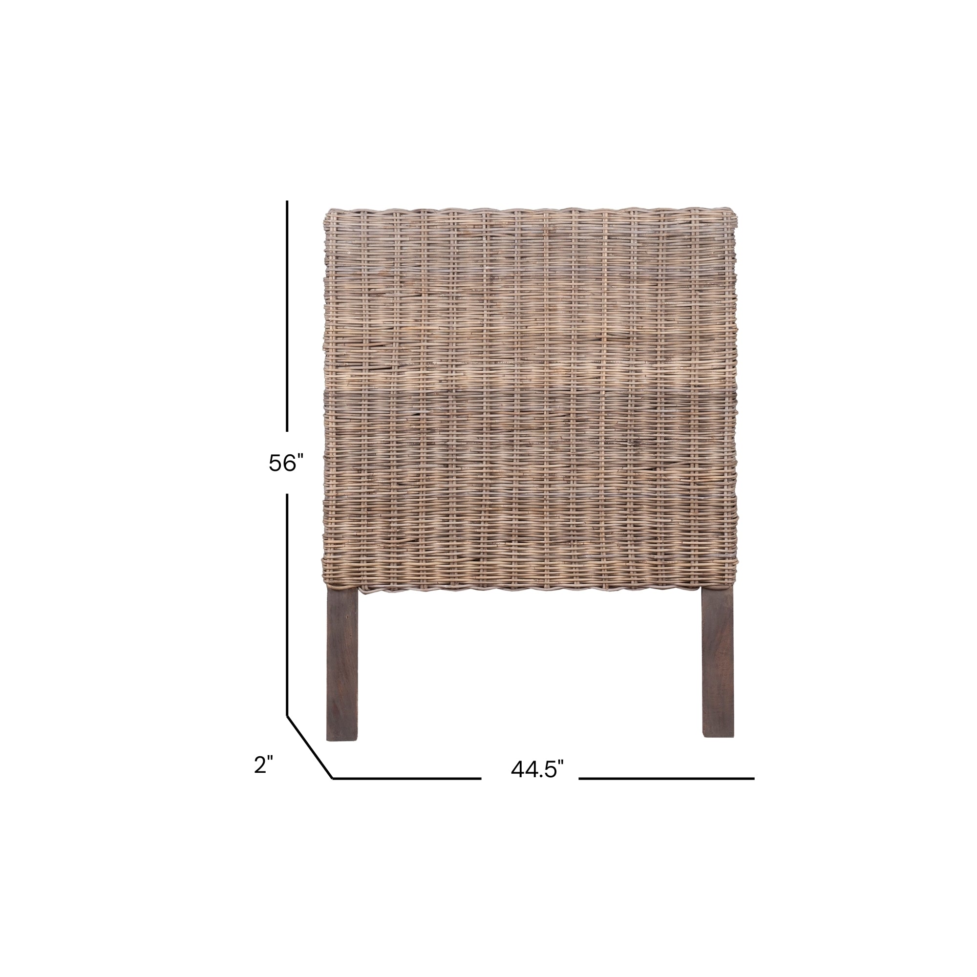 Reed Woven Rattan Headboard Solid Wood headboard