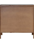 Morrowind 34" W Scallop Bayur Wood 3 Drawer Dresser