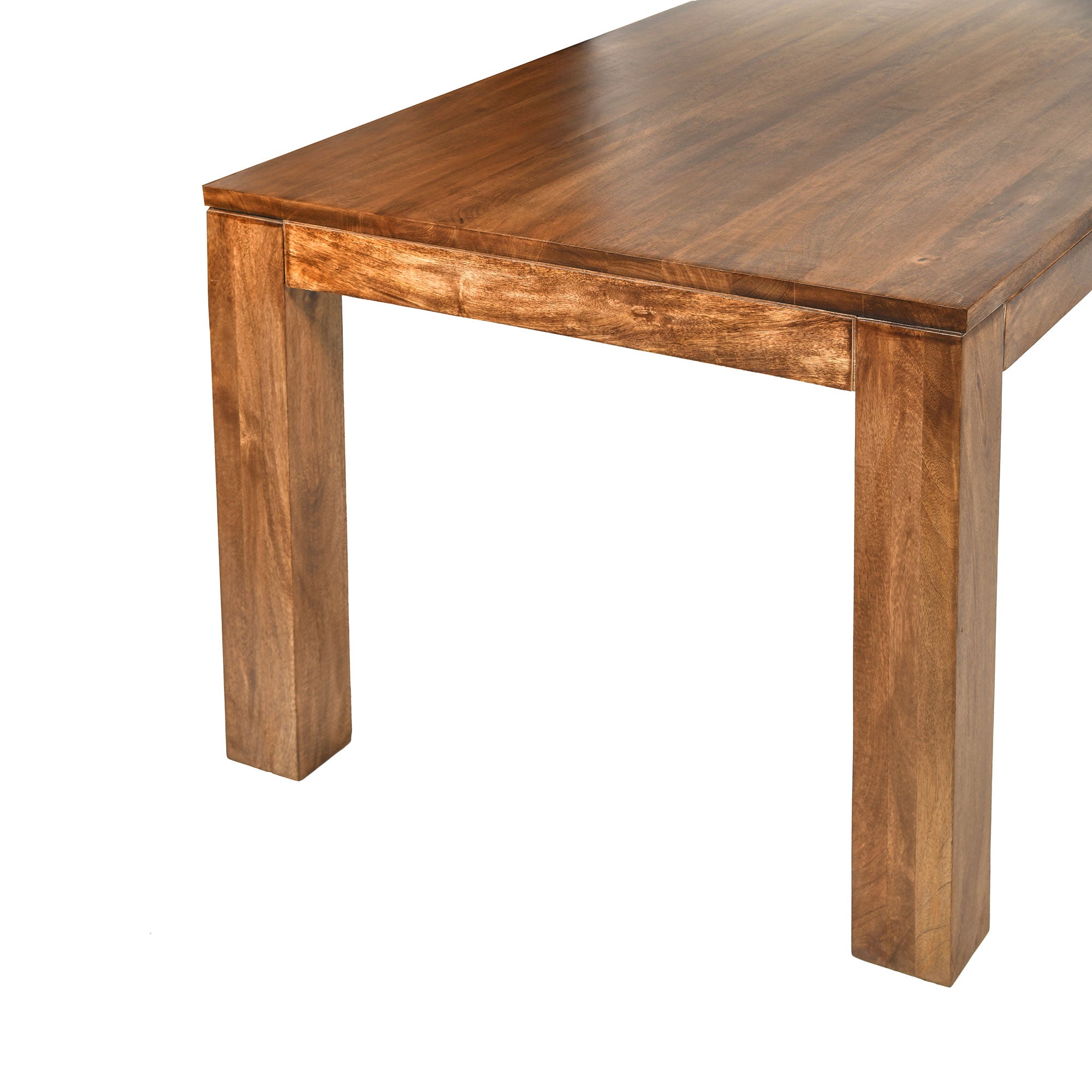 parsons dining table tobacco brown Vintage 1970s Burlwood Style Brown Laminate Parsons Dining Table with Leaves particle board Parsons Solid Wood Dining Table