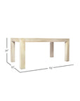 Parsons Solid Wood Dining Table