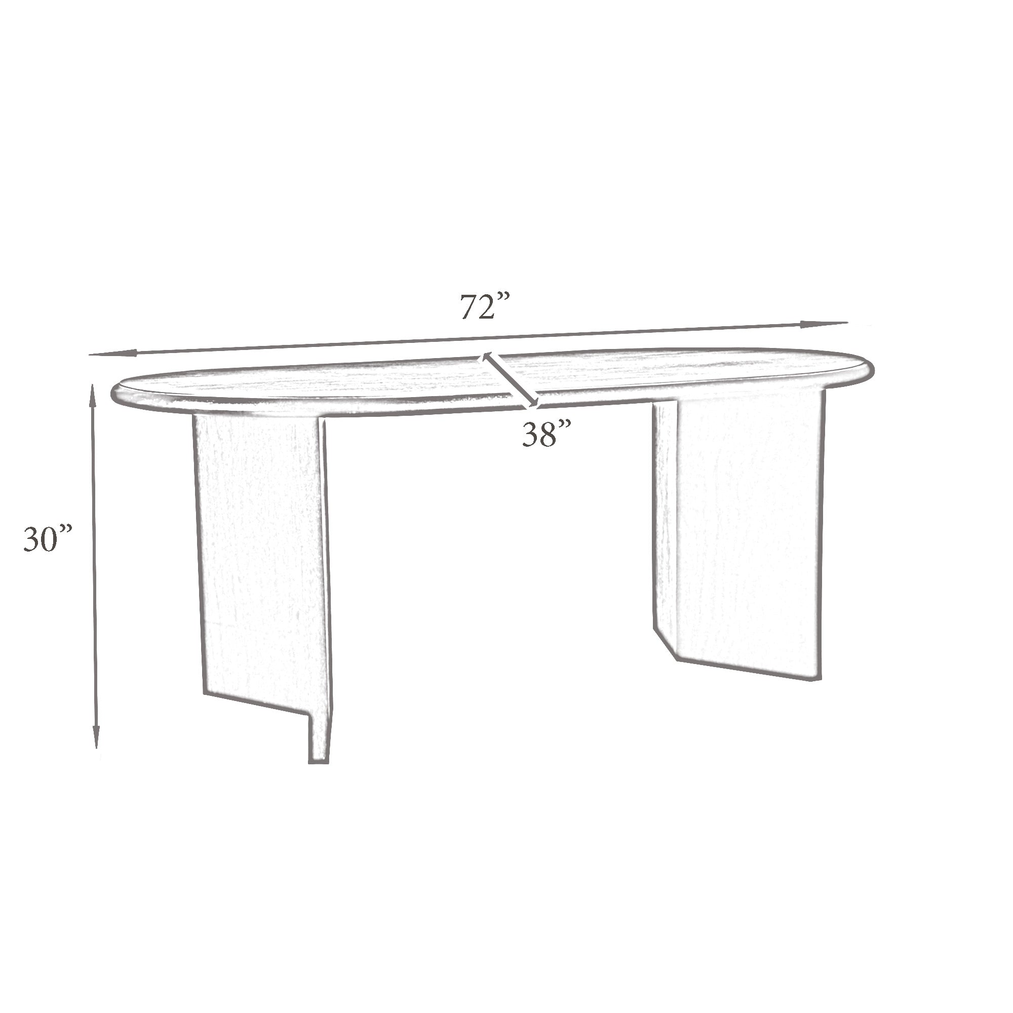 Scultura Solid Wood Dining Table