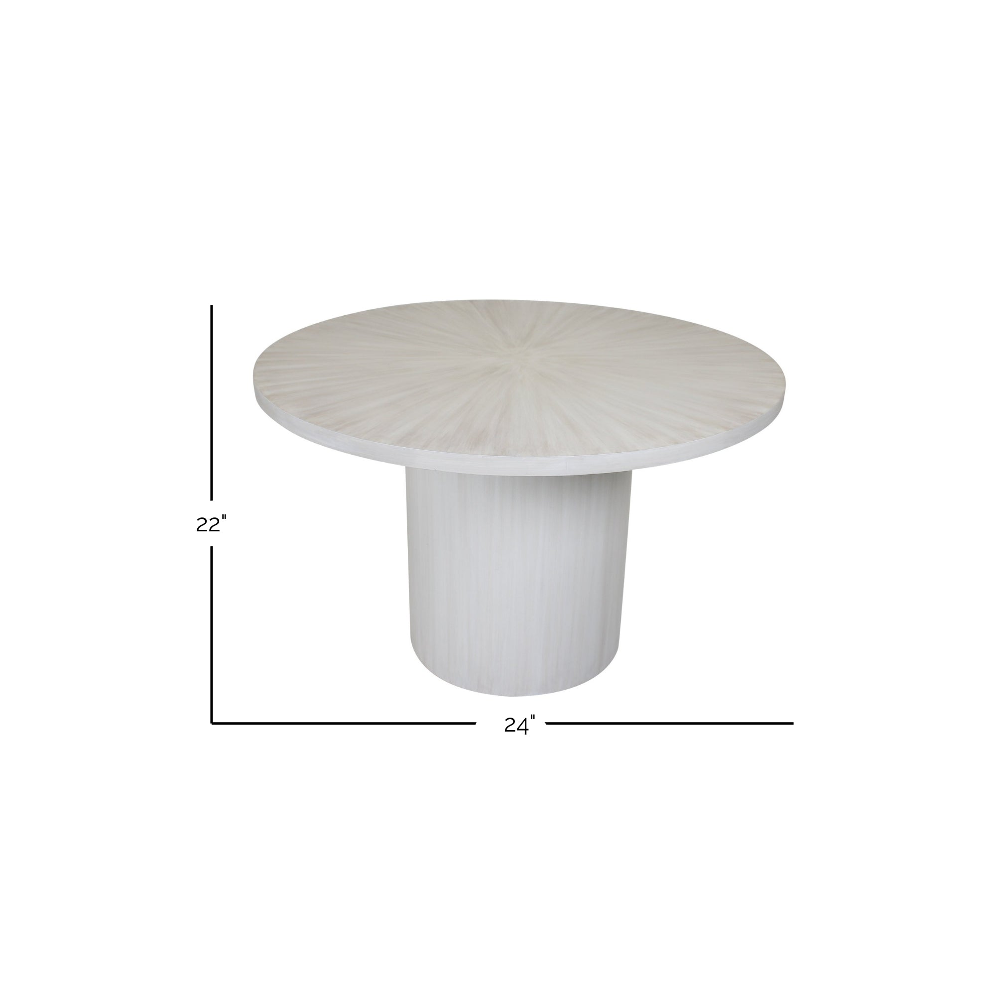 Indigo Road by Egypt Sherrod x East at Main Bianca 48&quot; Round Natural Wood Dining Table