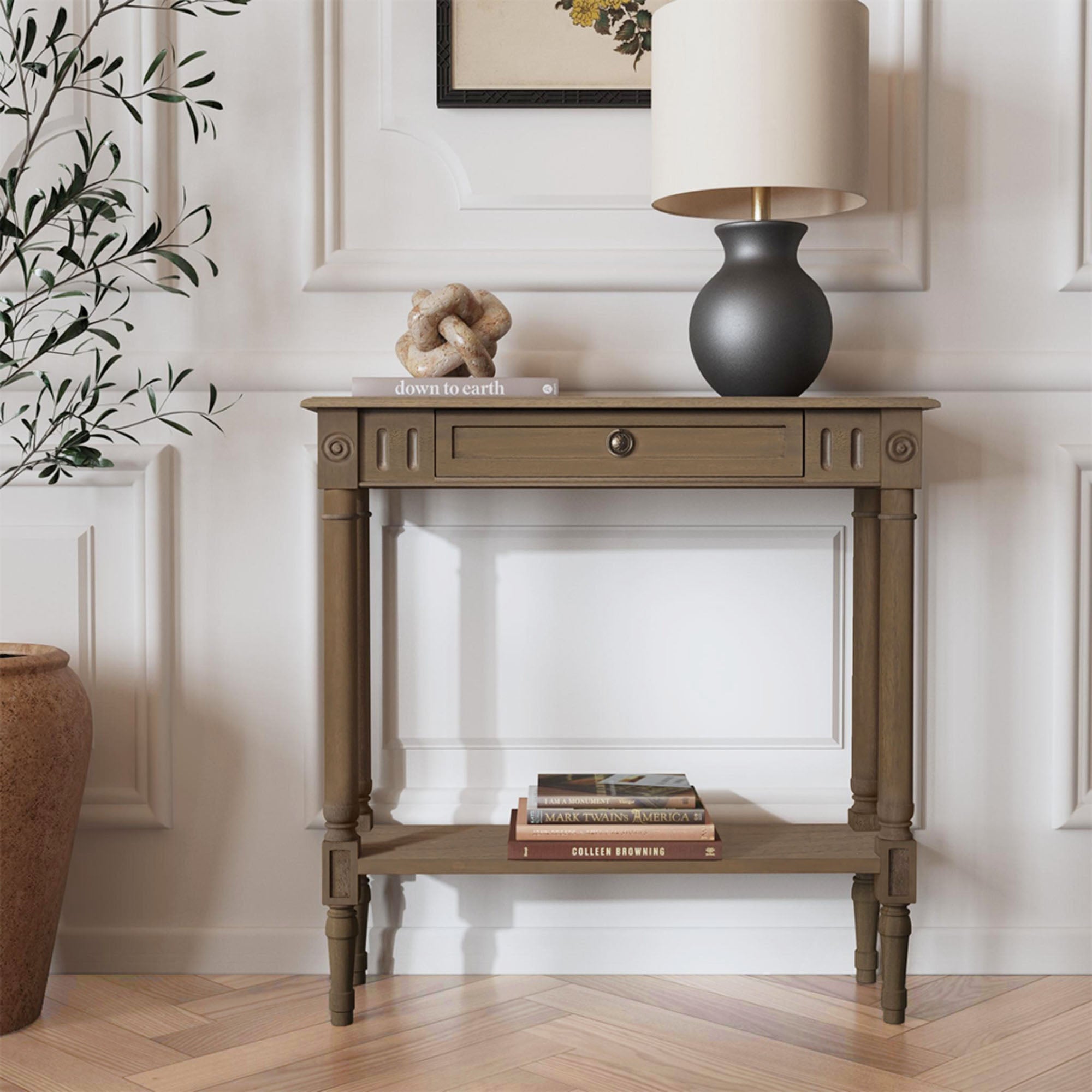 Marisol Narrow Solid Wood Console Table