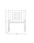 Annalisa Rattan Lattice Headboard Solid Wood headboard