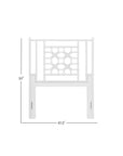 Annalisa Rattan Lattice Back Headboard