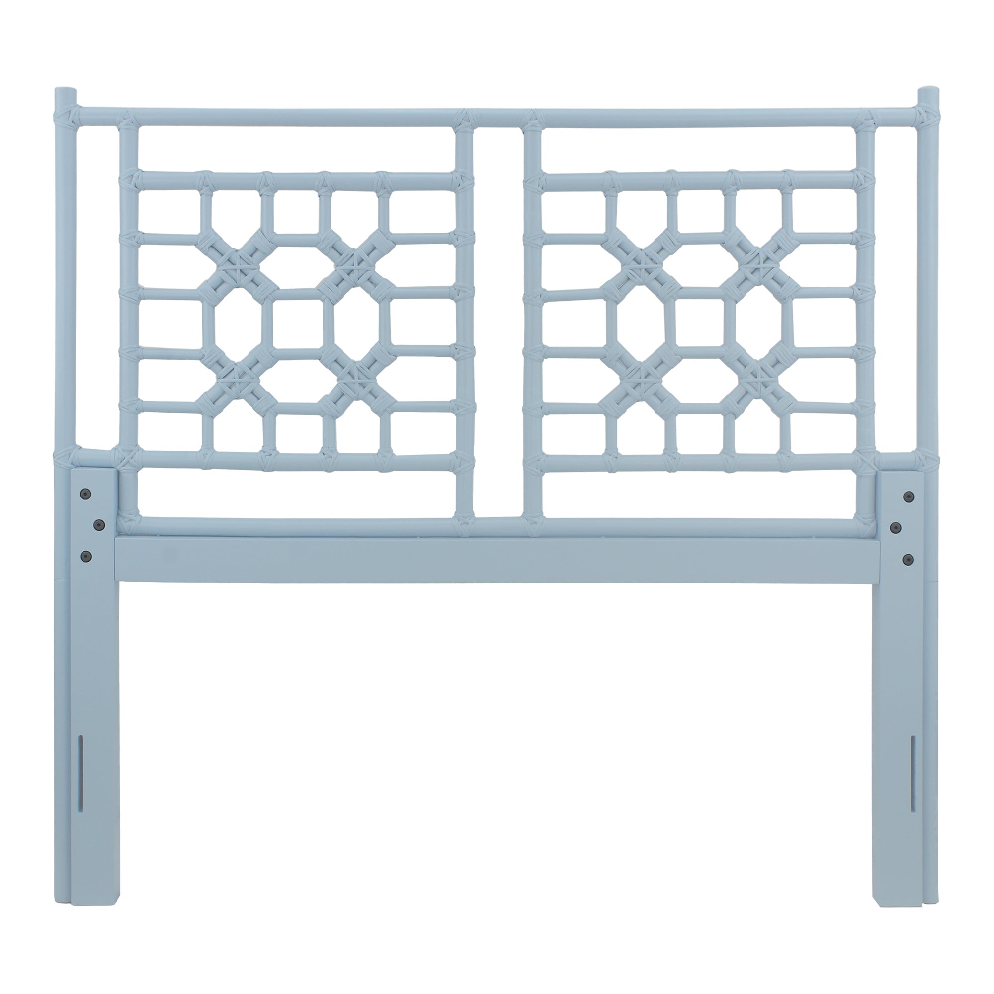 Annalisa Rattan Lattice Back Headboard