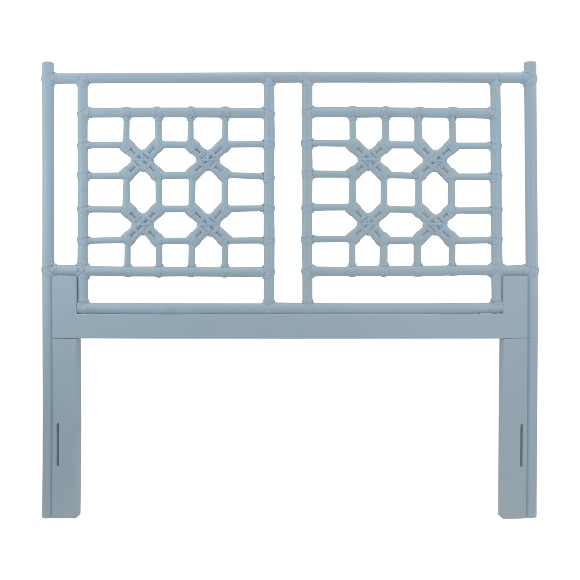 Annalisa Rattan Lattice Back Headboard