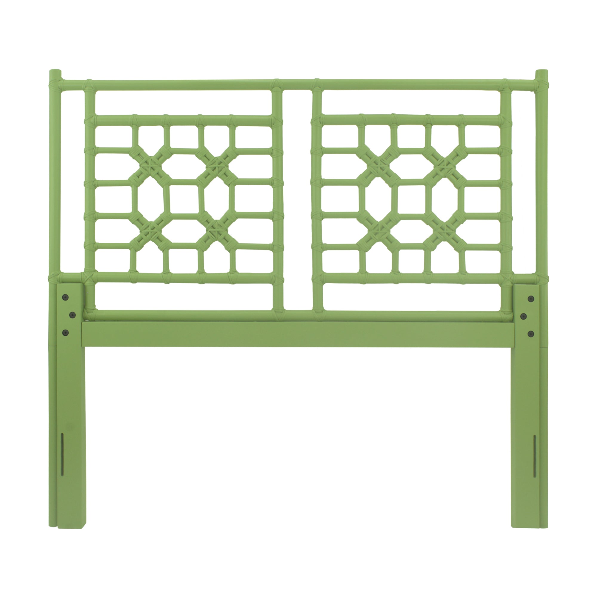 Annalisa Rattan Lattice Back Headboard