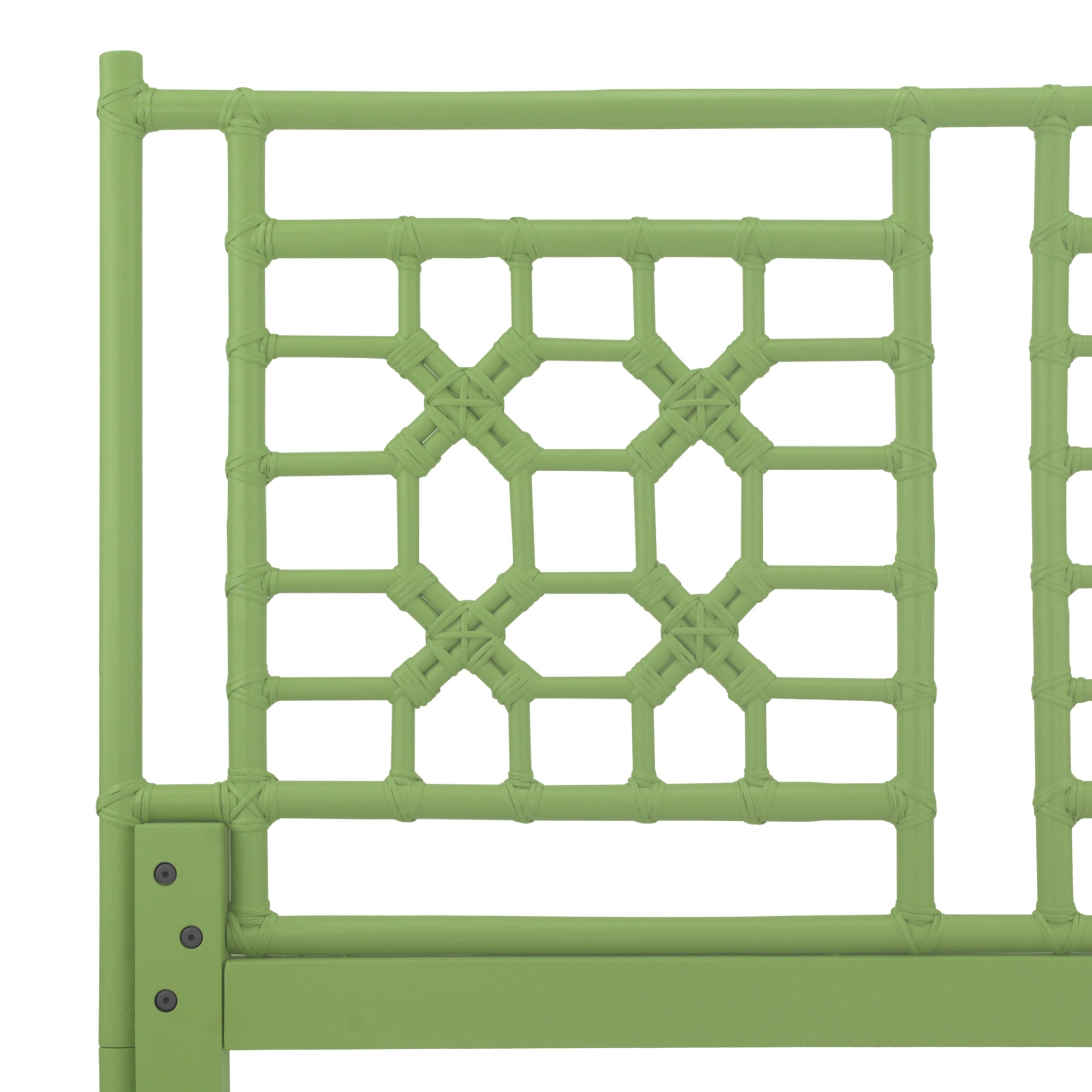 Annalisa Rattan Lattice Back Headboard