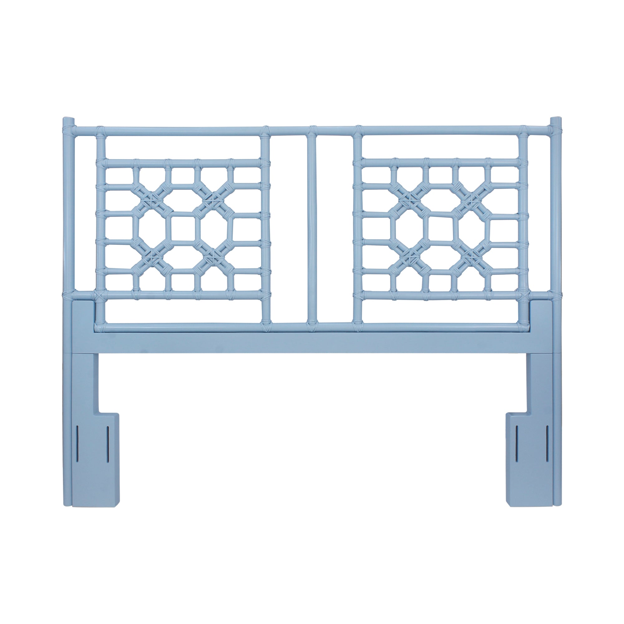 Annalisa Rattan Lattice Back Headboard