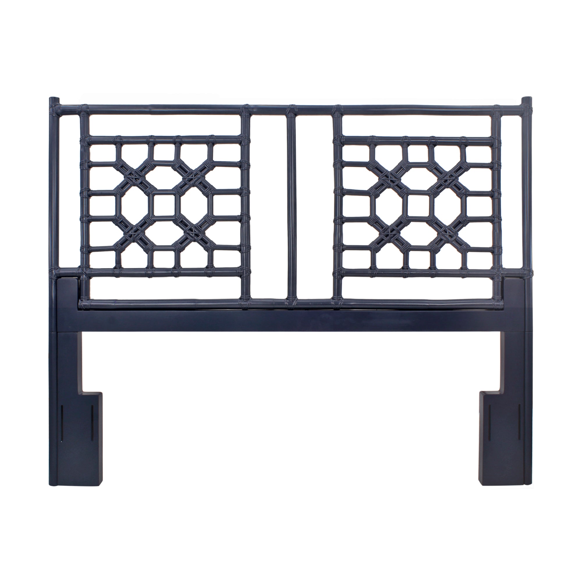 Annalisa Rattan Lattice Back Headboard