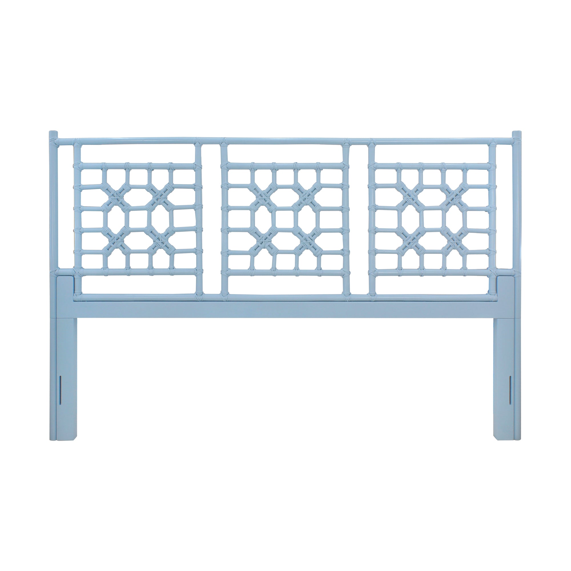 Annalisa Rattan Lattice Back Headboard