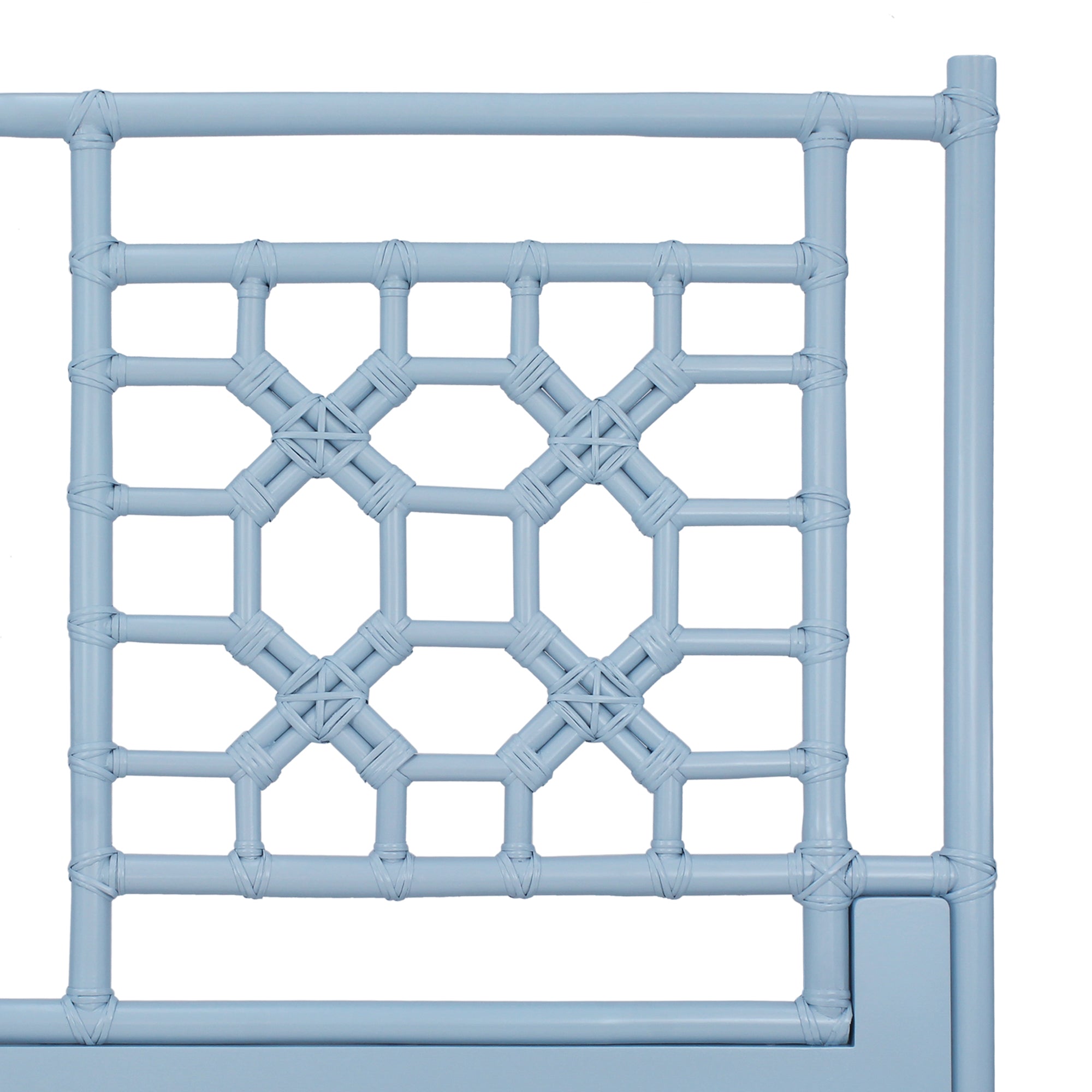 Annalisa Rattan Lattice Back Headboard