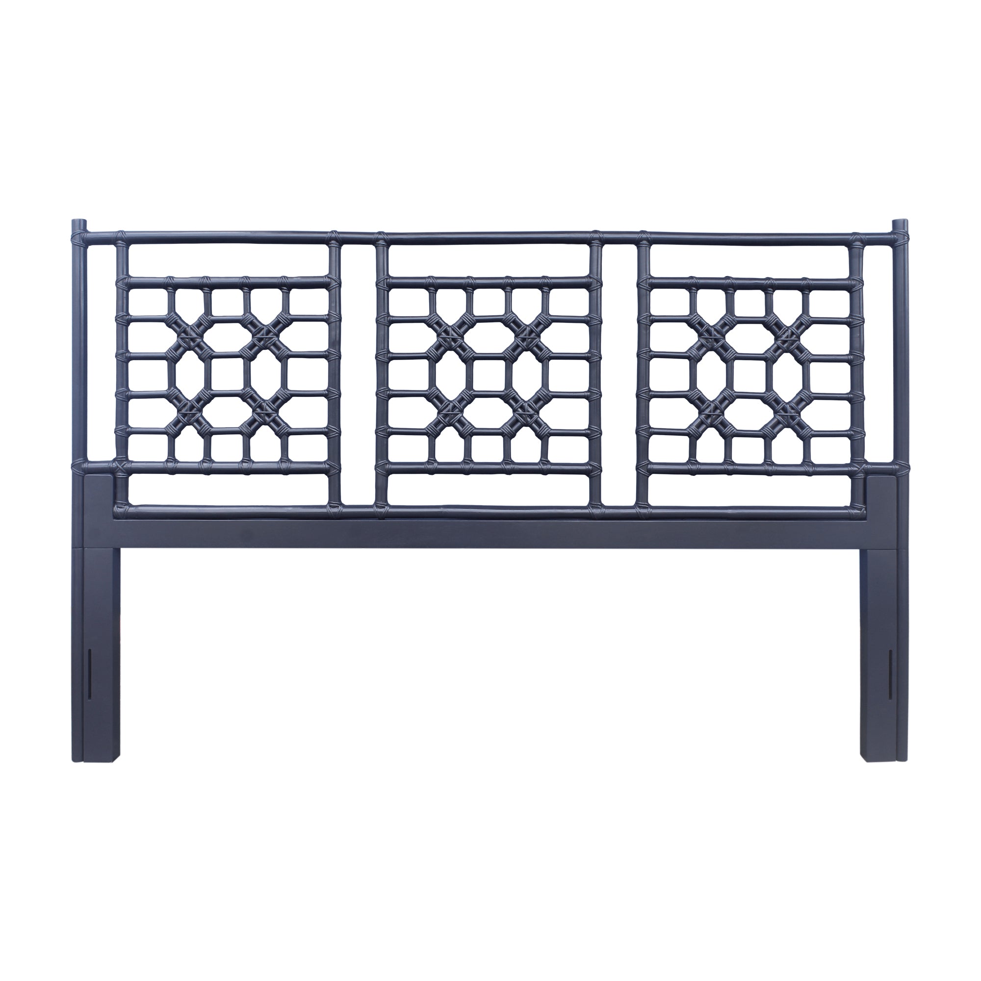 Annalisa Rattan Lattice Back Headboard