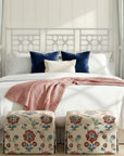 Full/Queen Annalisa Rattan Lattice Headboard Solid Wood headboard