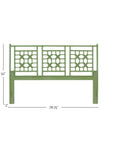 Annalisa Rattan Lattice Headboard