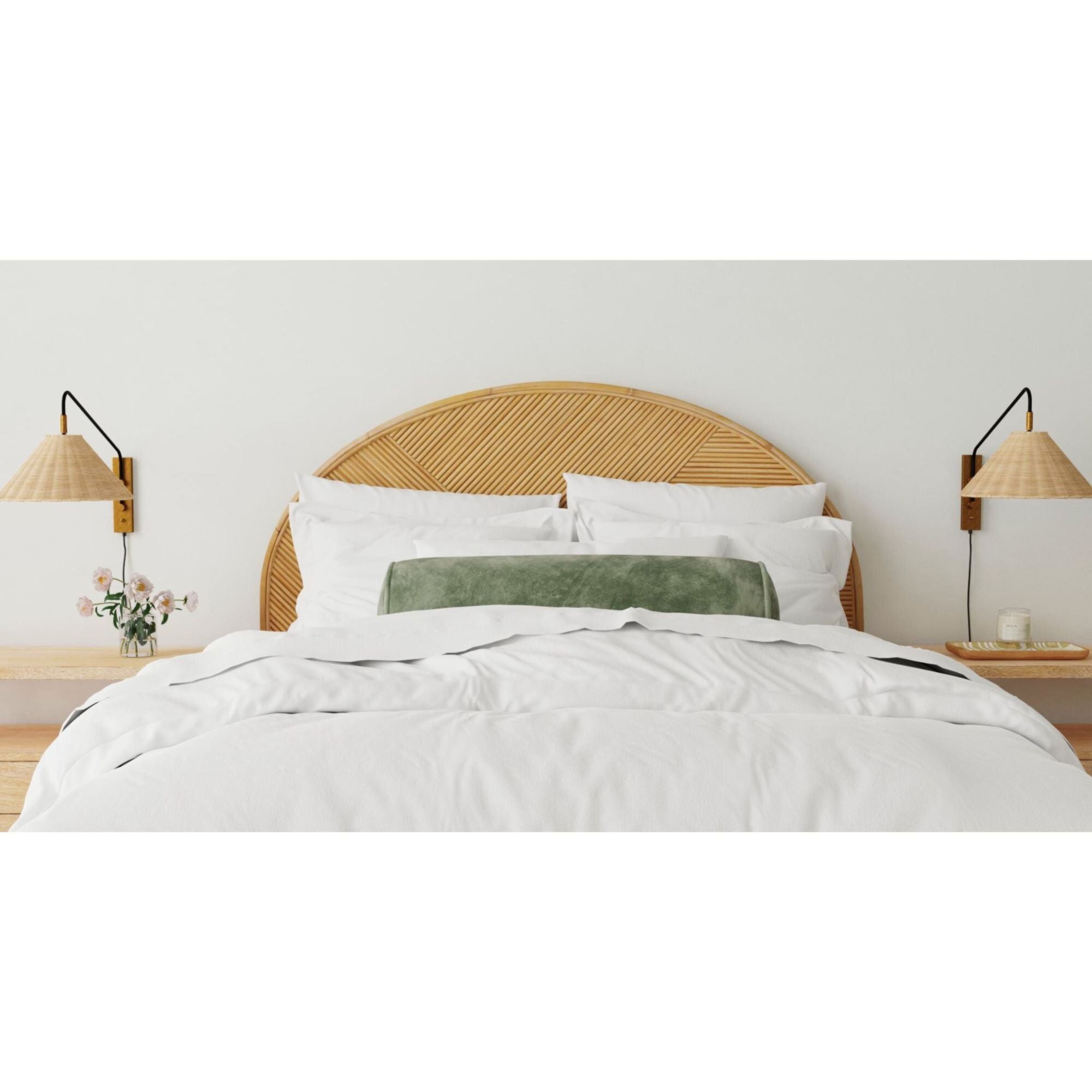 Indigo Road by Egypt Sherrod x East at Main Doma Rattan Ribbed Headboard