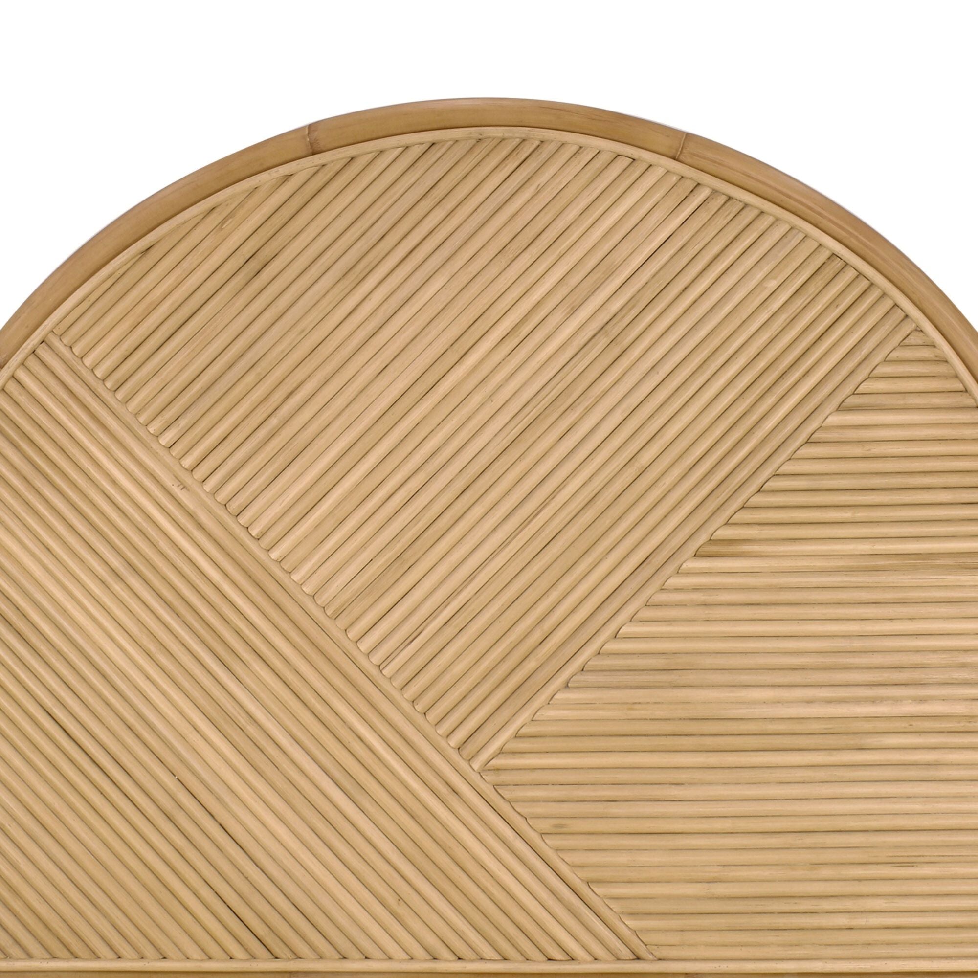 Indigo Road by Egypt Sherrod x East at Main Doma Rattan Ribbed Headboard